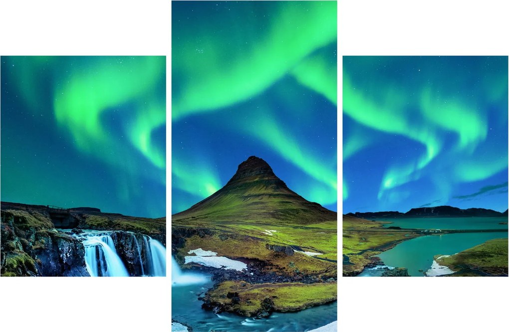 Kép - Kirkjufell, Izland (90x60 cm)