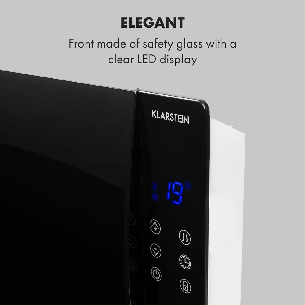 Klarstein Lindholm, konvektor, termosztát, időzítő, 2000 W