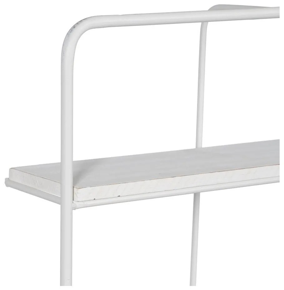 Fehér többszintes fém fali polc 51 cm – Ixia