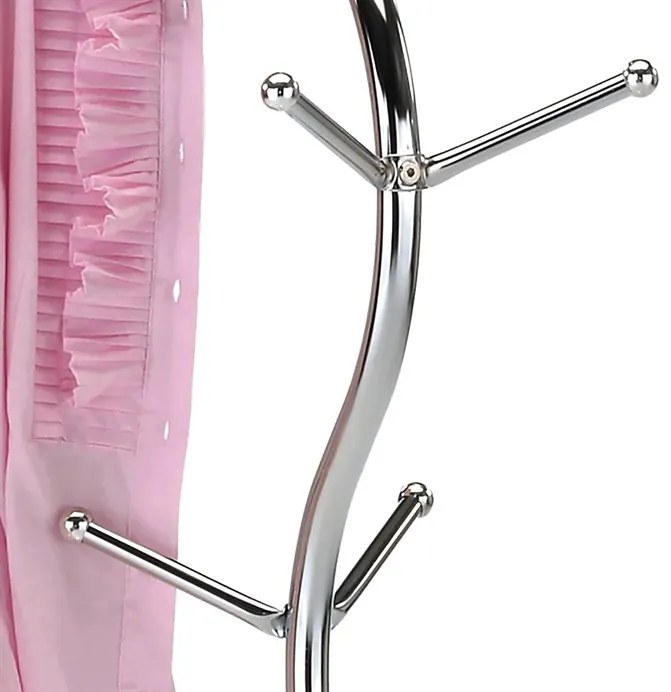 Fém állófogas króm színben, 181 cm magas 80003-09