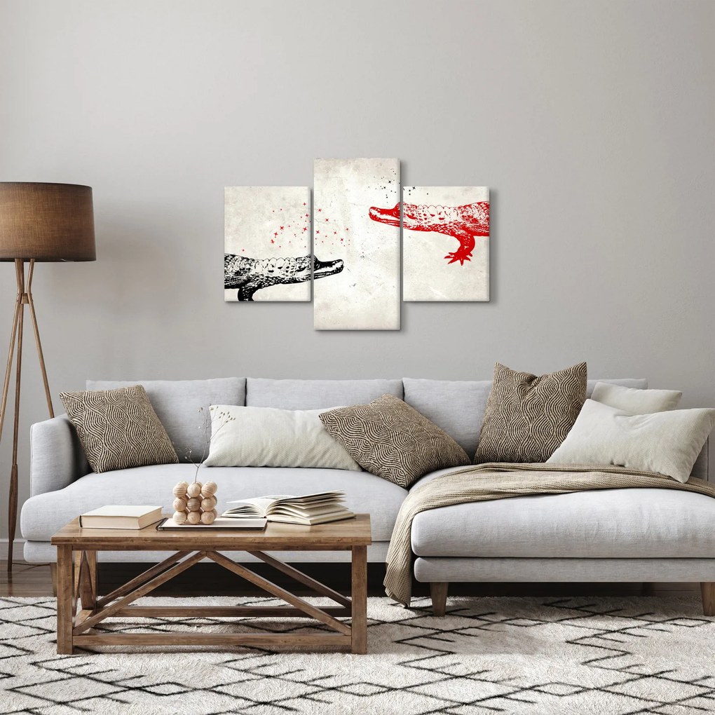 Kép - krokodilok (90x60 cm)
