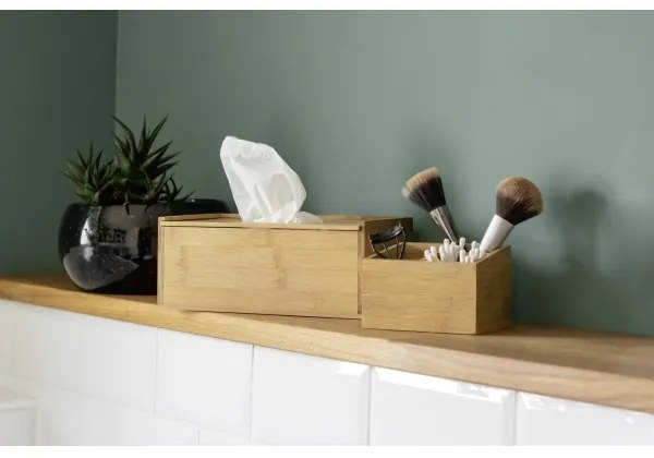 WENKO 23925100 - Zsebkendődoboz TERRA 25x13 cm barna