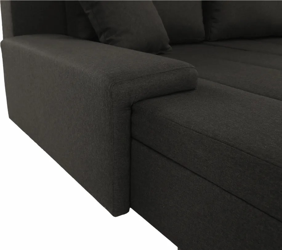 Ülőgarnitura, szövet barna, TONIKS