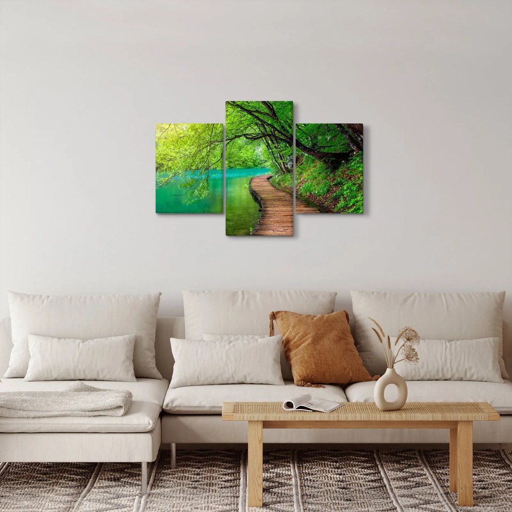 Kép - Plitvicei-tavak (90x60 cm)