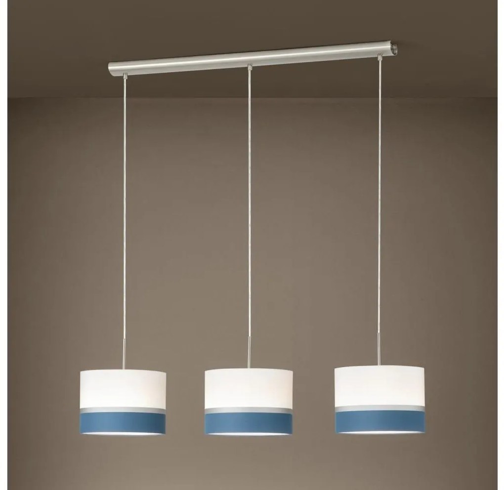 Eglo 38555 - Csillár zsinóron SPALTINI 3xE27/60W/230V