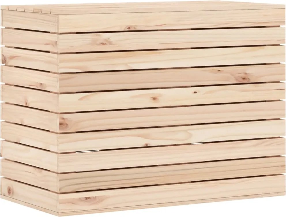 vidaXL tömör fenyőfa szennyestartó láda 88,5 x 44 x 66 cm