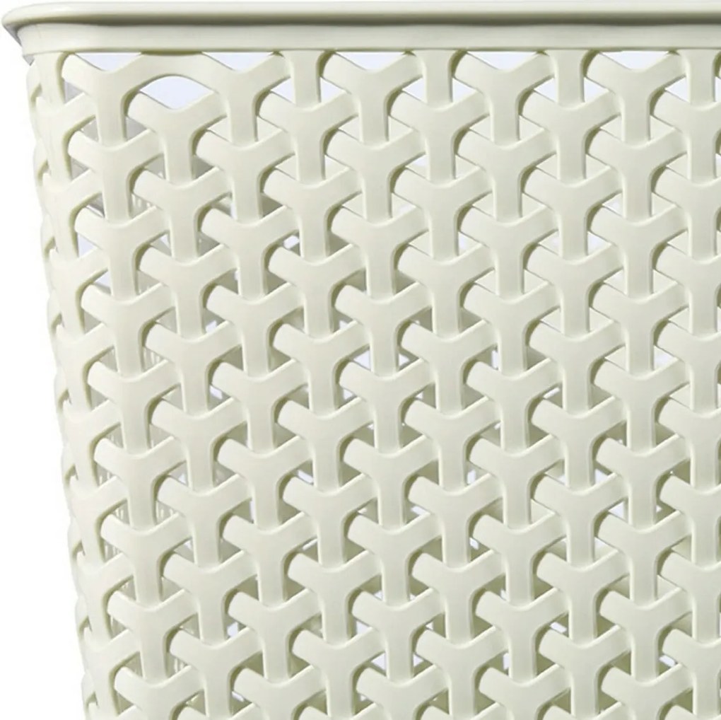 Curver RATTAN 'Y' STYLE tároló doboz nagy tejszín