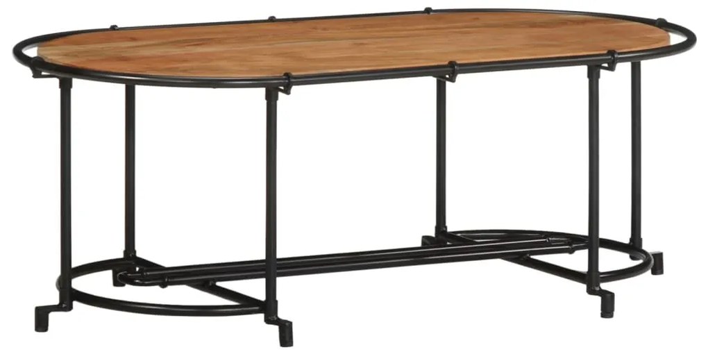Tömör akácfa dohányzóasztal 110 x 55 x 40 cm