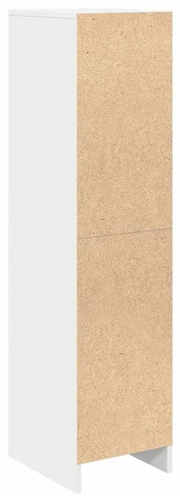 fehér szerelt fa magasszekrény 29,5x34x119,5 cm