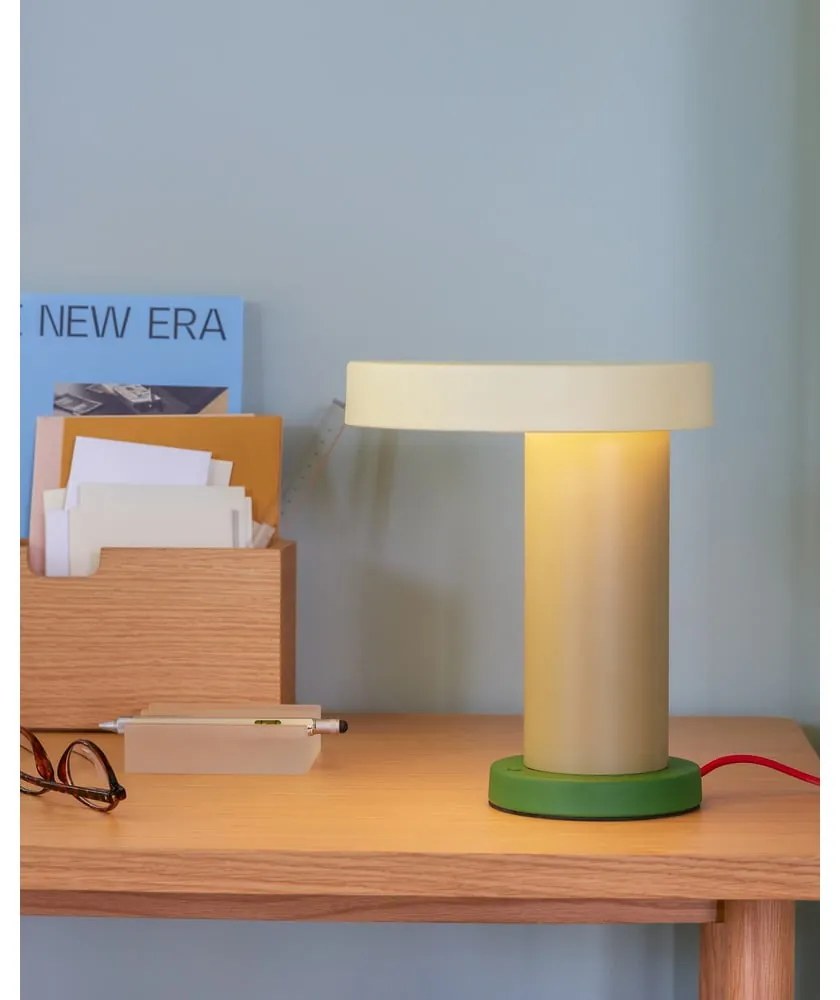 Zöld asztali lámpa (magasság 25 cm) Magic – Hübsch