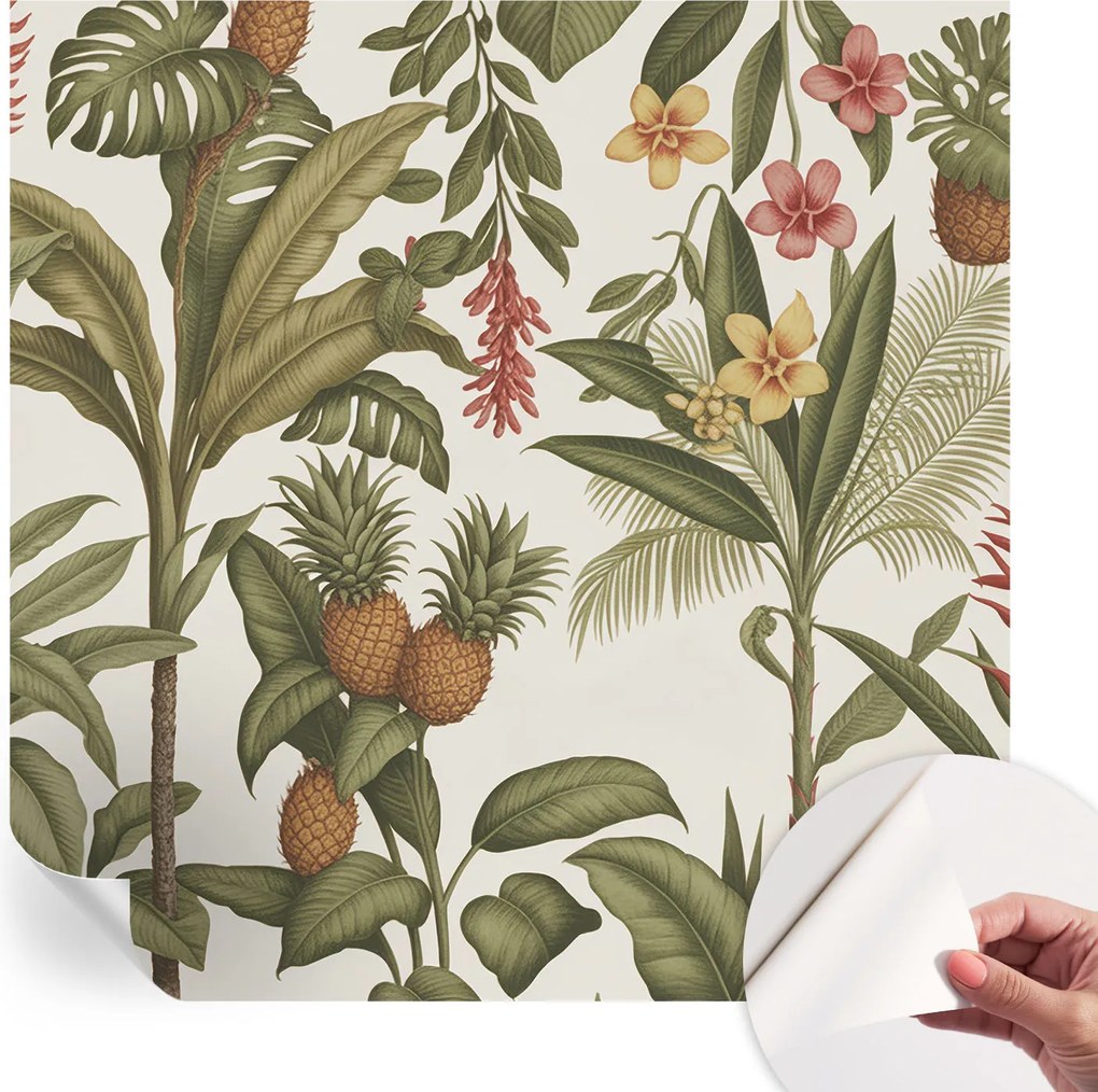 Öntapadós Stílusos Dekoratív Fotótapéta Egzotikus természet 250x250 cm