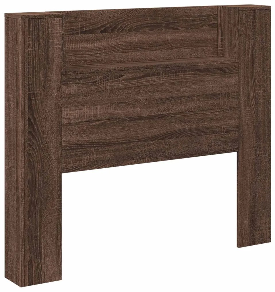 Fejtámla polcokkal Barna Tölgy 120 x 16,5 x 103,5 cm Faanyag