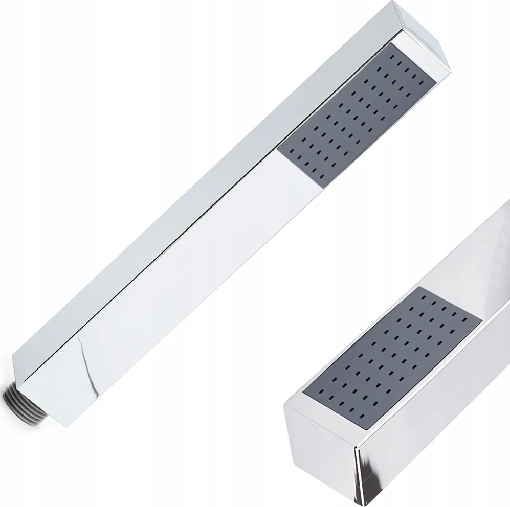 Zuhanyfej Négyszögletes Zuhanyfej Krómozott Robusztus