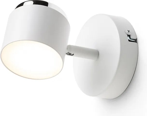 RENDL NOVA I fali lámpa fehér króm/opálakril 230V LED 4.2W 3000K
