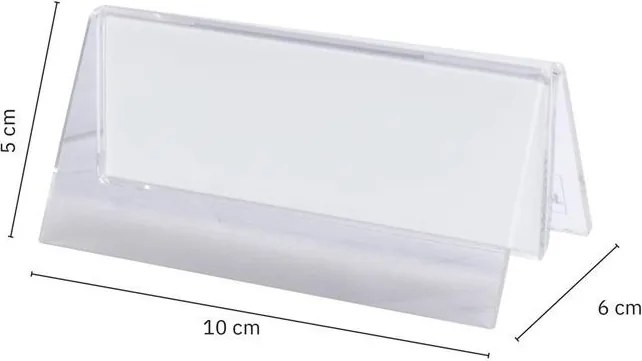Laptartó, asztali, 10x5x6 cm, 2 db, SIGEL, átlátszó (STA150)