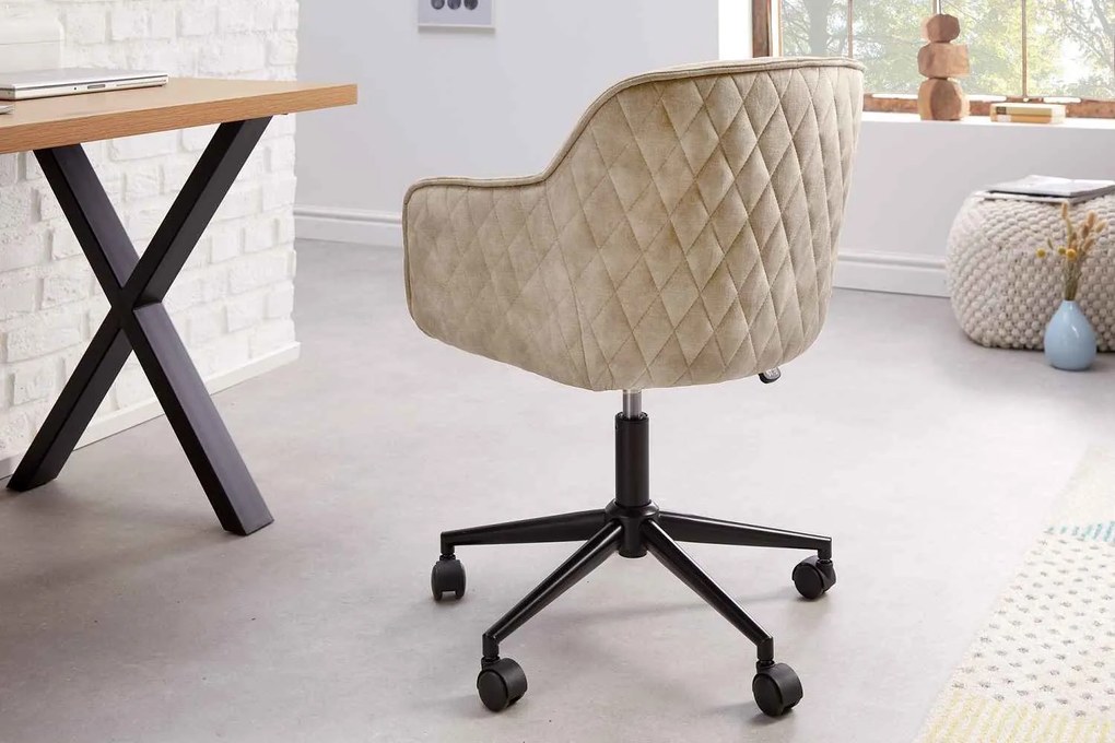 Design irodai szék Natasha pezsgő bársony
