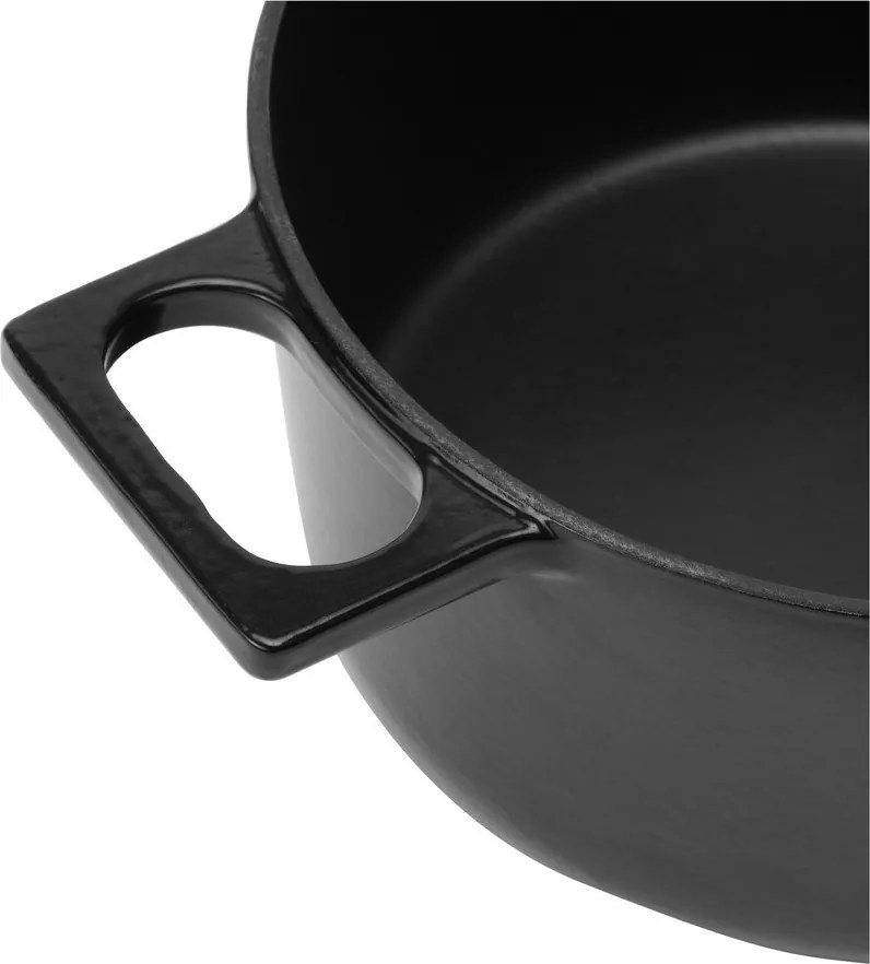 Indukciós tűzhelyhez alkalmas öntöttvas lábas fedővel 5,5 l Mattia 3.0 – FABINI