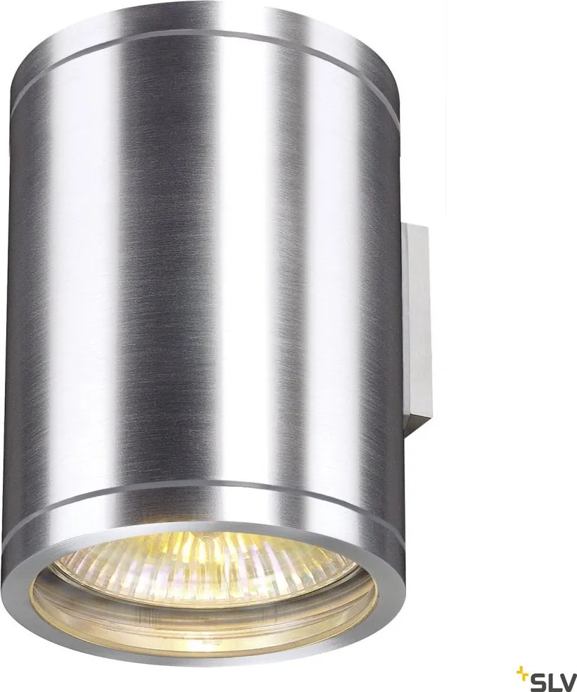 SLV 1000334 SQUARE Modern Kültéri Fali Lámpa Alumínium GU10/ES111 IP44