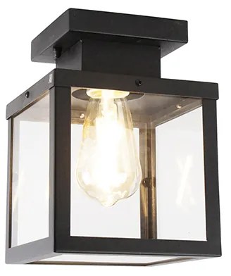 Ipari okos kültéri mennyezeti lámpa fekete, ST64 Wifi-vel - Rotterdam