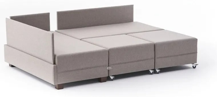 Bézs sarokkanapé (bal oldali) Fly – Balcab Home