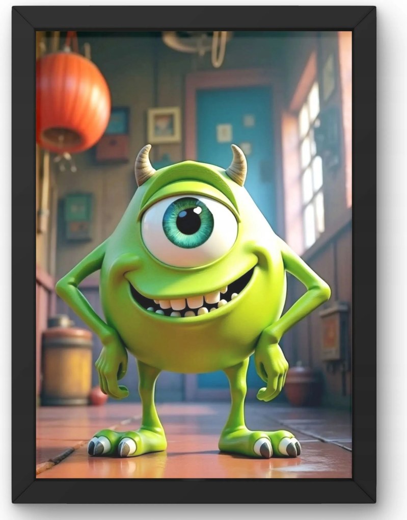 Poszter a gyerekszobába Mike Wazowski Szörnyek és társai