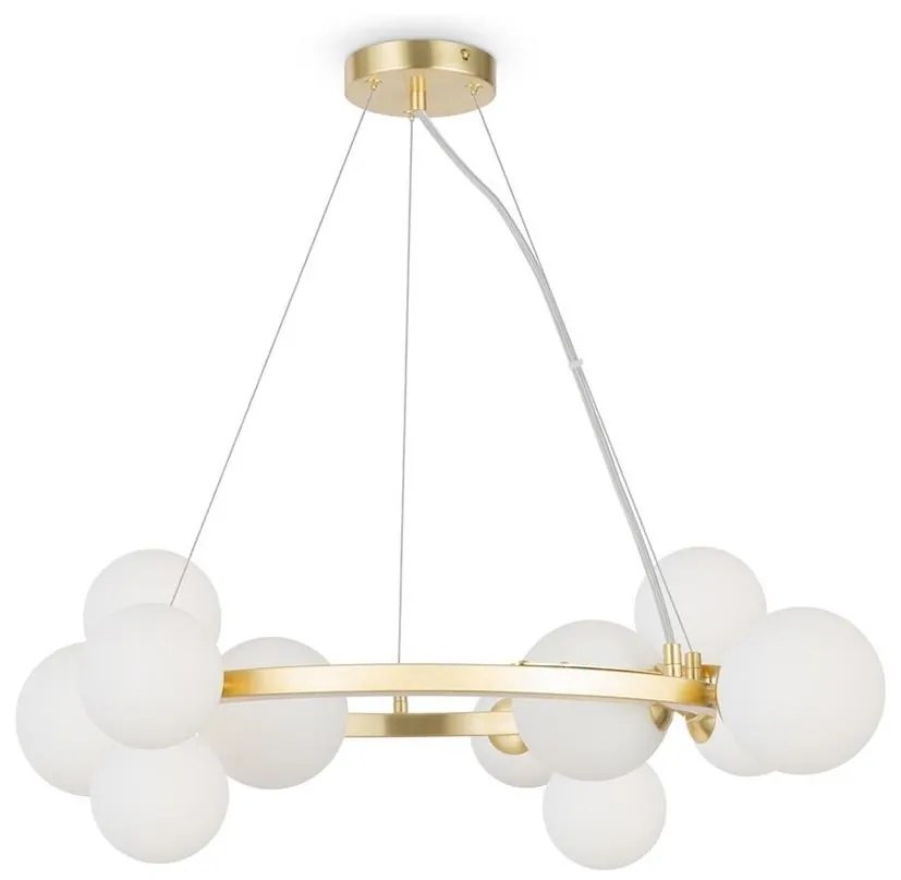 Maytoni MOD545PL-11BS - Csillár zsinóron DALLAS 11xG9/28W/230V arany