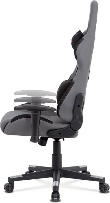 Szürke Gamer Szék, Hinta Mechanikával. KA-F05 GREY