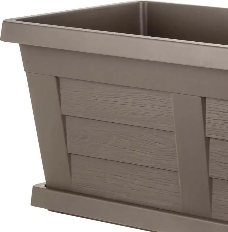 Bama Legno kerti nagy térfogatú virágláda cappuccino, 60 x 30 x 25 cm, 60 cm