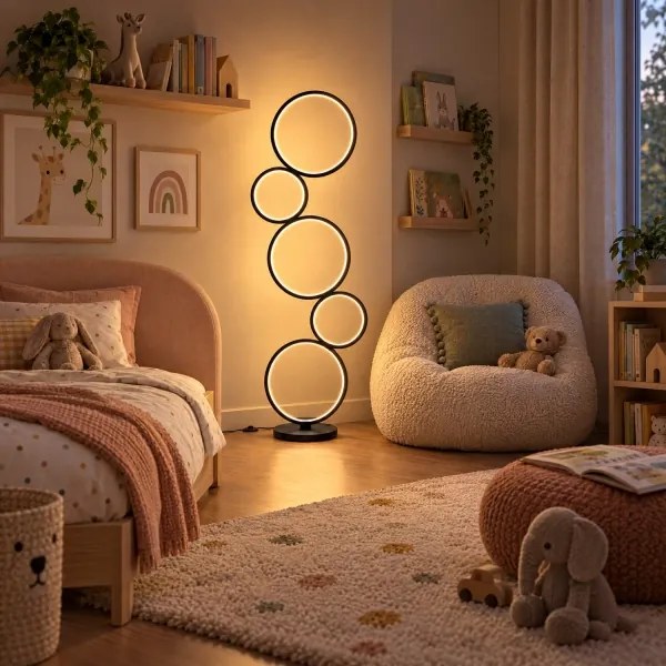 BRILAGI - LED állólámpa ECHO LED/36W/230V 4000K 110 cm fekete
