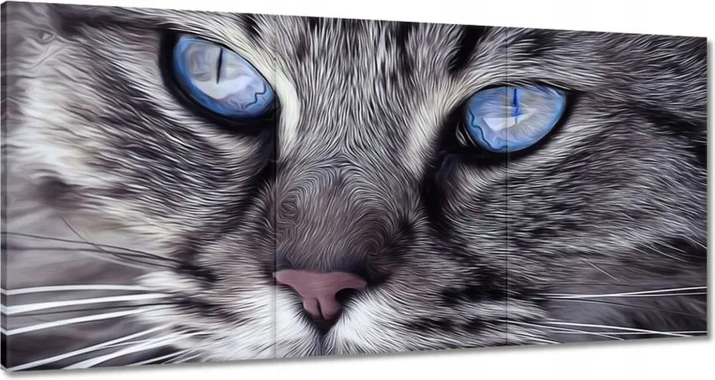 Vászonkép 60x30 Cica Cicák