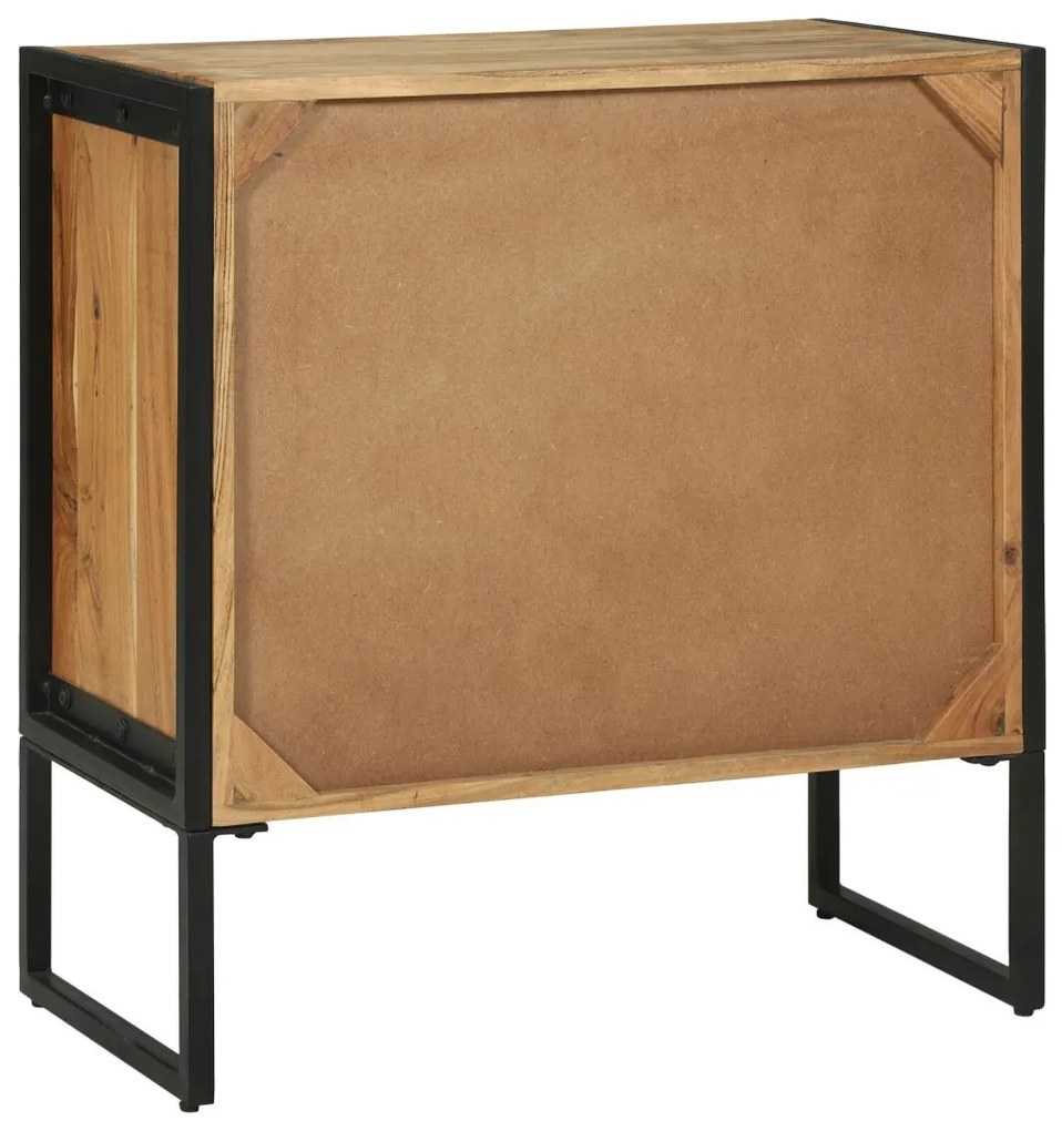 oldalszekrény 70x35x75 cm Tömör fa Akác