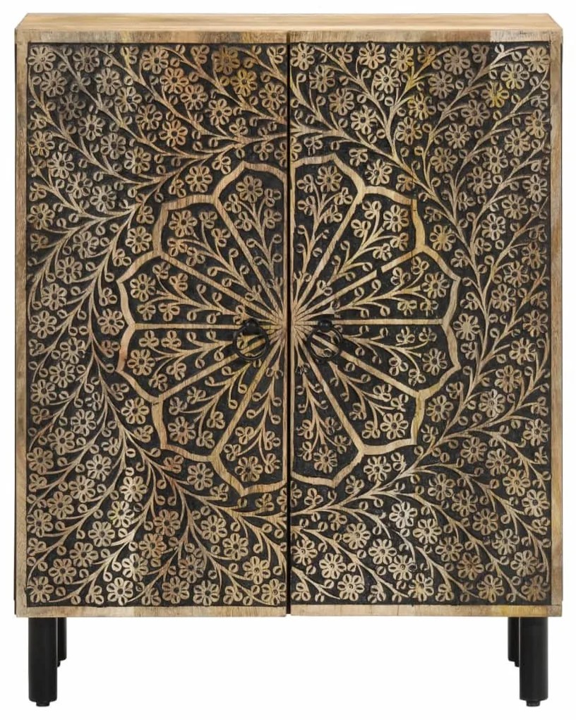 tömör mangófa tálalószekrény 60 x 33 x 75 cm