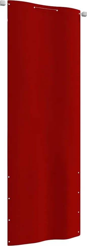 vidaXL piros oxford-szövet erkélyparaván 80 x 240 cm