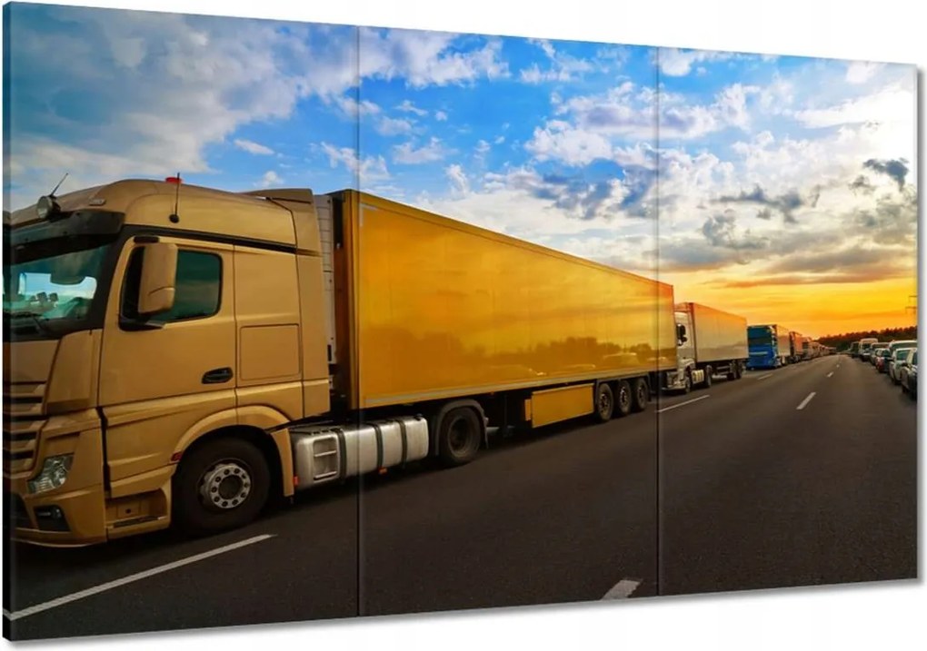 Festmények 120x80 Parafa autópálya Stau