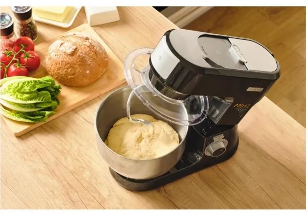 Sencor - fekete konyhai robotgép rozsdamentes acél keverőtállal 1000 W/230 V