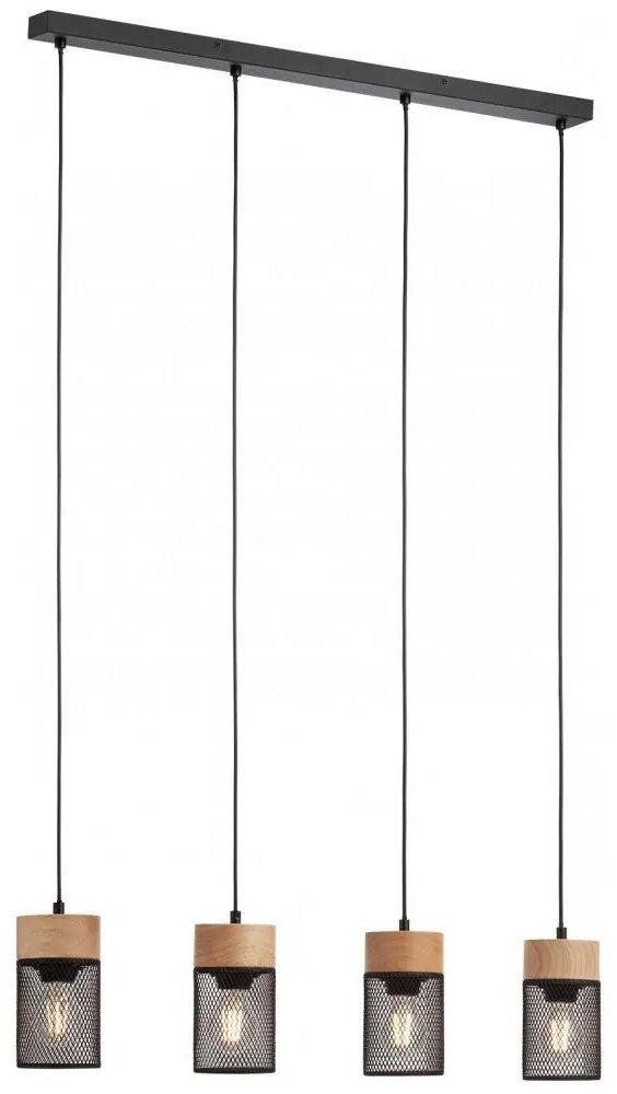 Redo 01-3143 - Csillár zsinóron STEM 4xE27/42W/230V