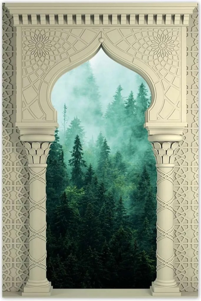 Poszterek 80x120 Erdő Köd Tájkép Utazás