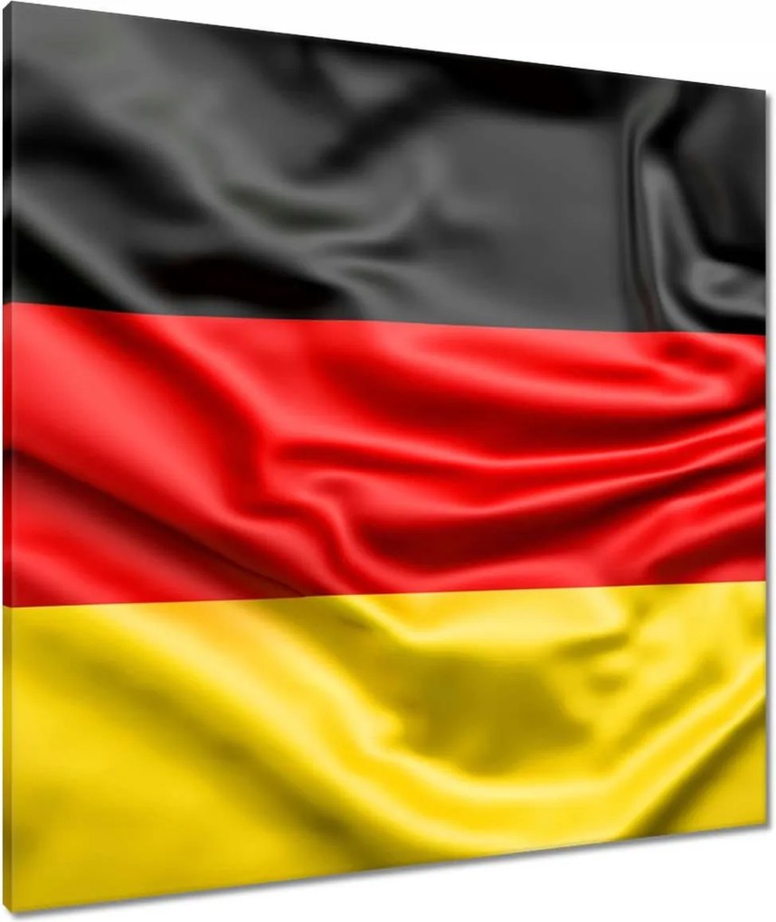 Vászonkép 80x80 Zászló Németország