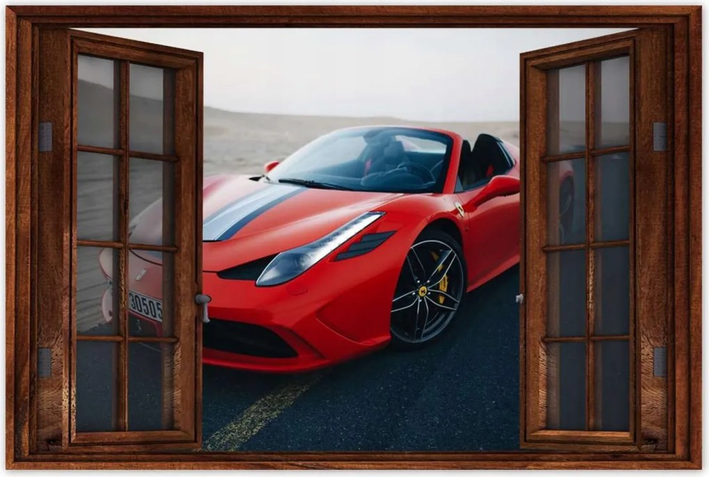 Poszterek 90x60 Sportautó Tájkép