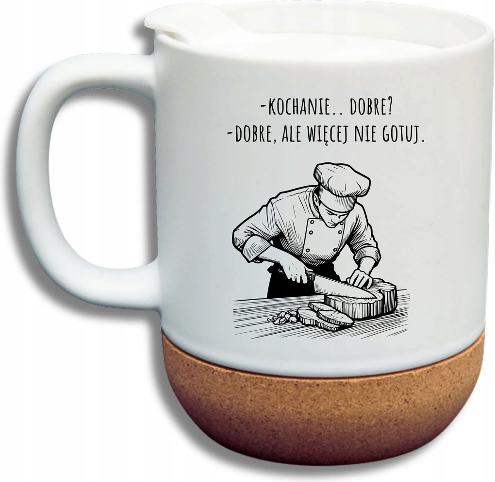 Fehér Bögre Parafa Vicces Ajándék Jó De Ne Főzz Többet