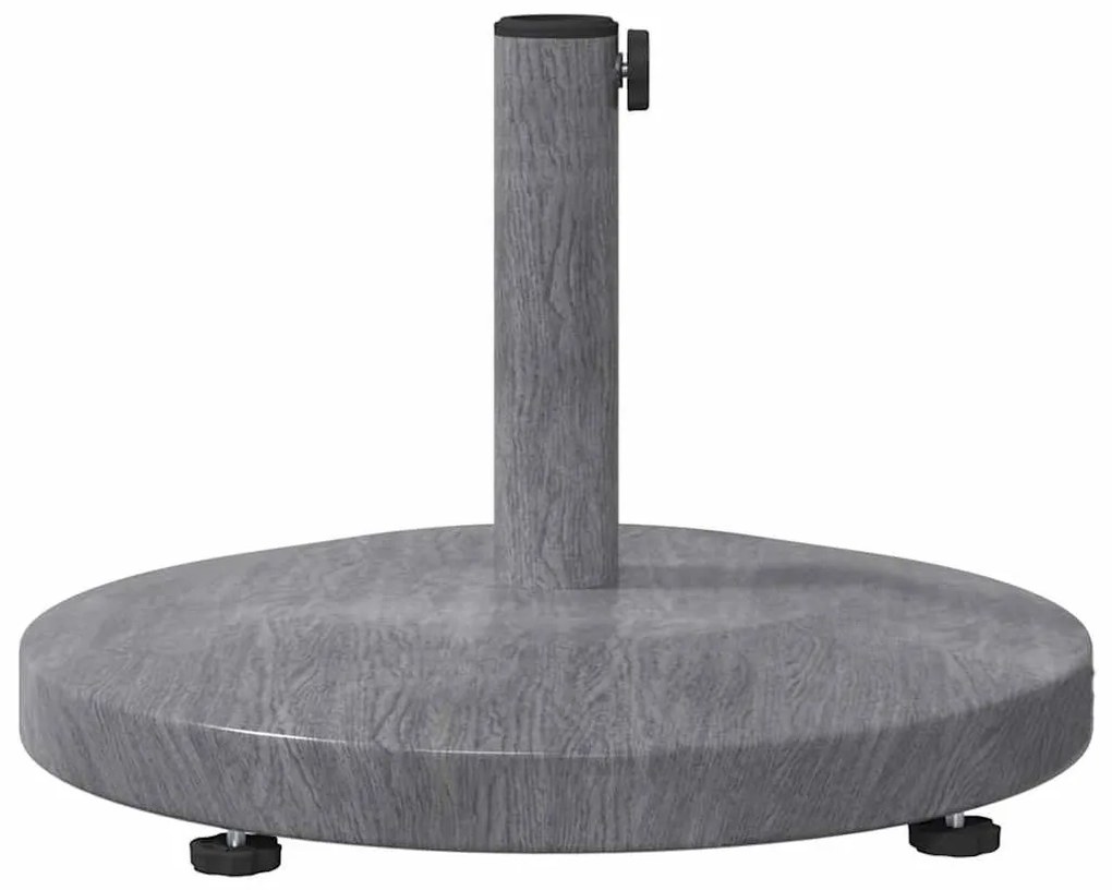 Kültéri Napernyő Tartók Sötét fa 48 x 48 x 32 cm Acél, Beton