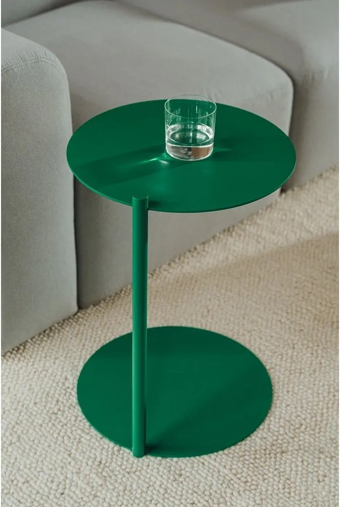 Acél kerek tárolóasztal 41x40 cm Ande – noo.ma