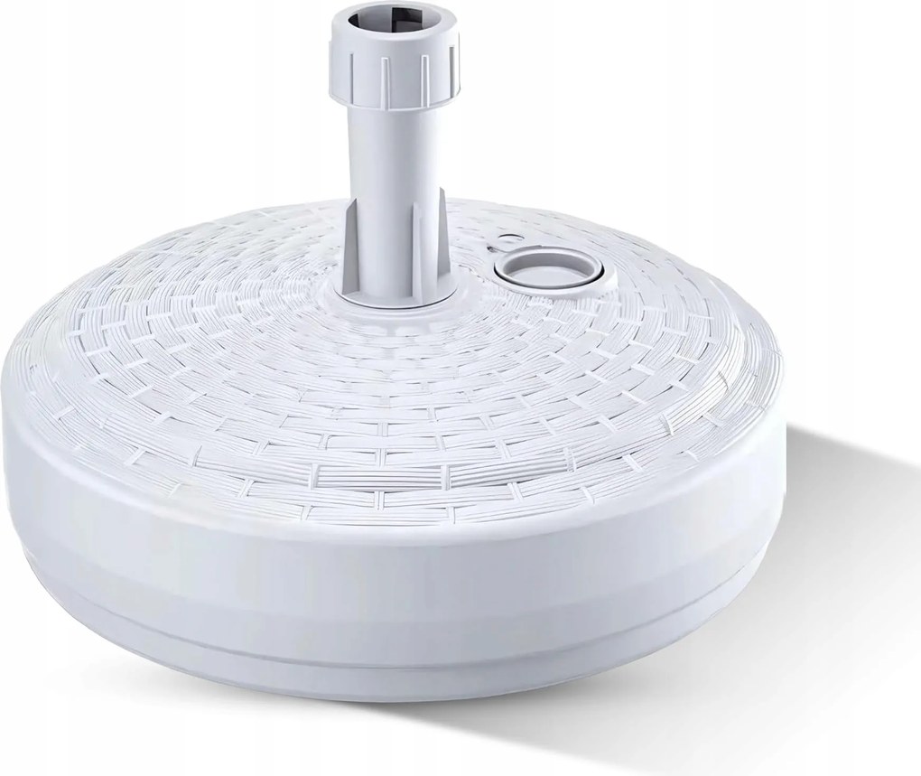 Esernyőtartó Állvány Vízbázisú Homok Fehér Rattan Megjelenés 10L