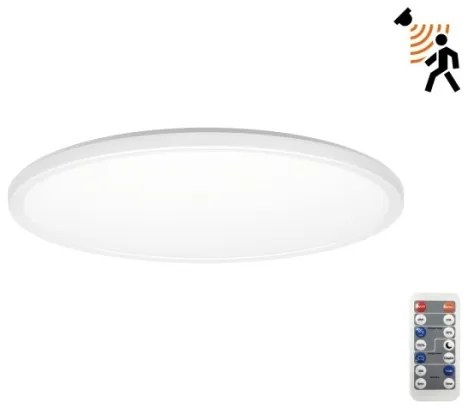 LED fürdőszobai lámpa NIVERA LED/12W/230V IP54 22,5 cm fehér + távirányító