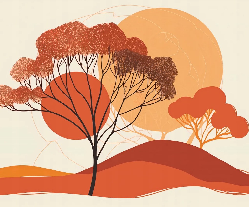 Poszter 60x50cm Az utolsó napsugarak