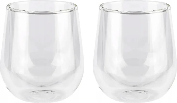 2 db-os duplafalú pohár szett 290 ml Ernesto
