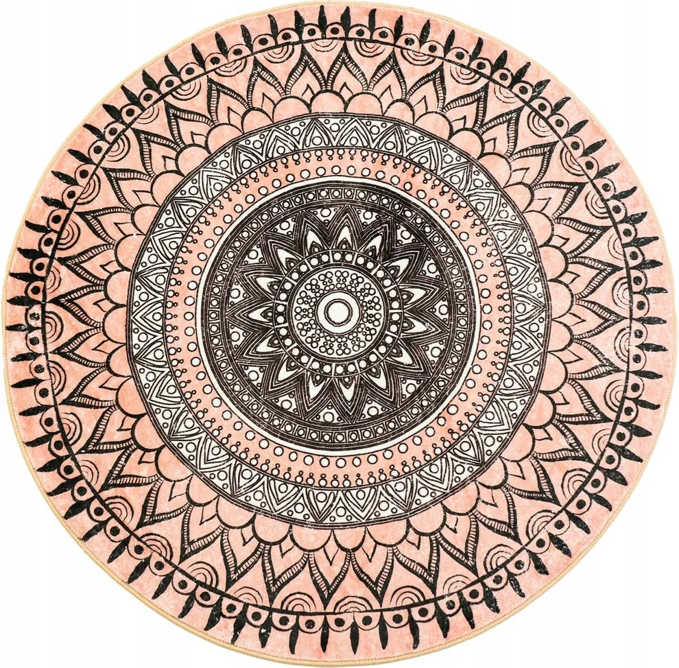 Novo kerek szőnyeg Strado 120 cm azték bézs