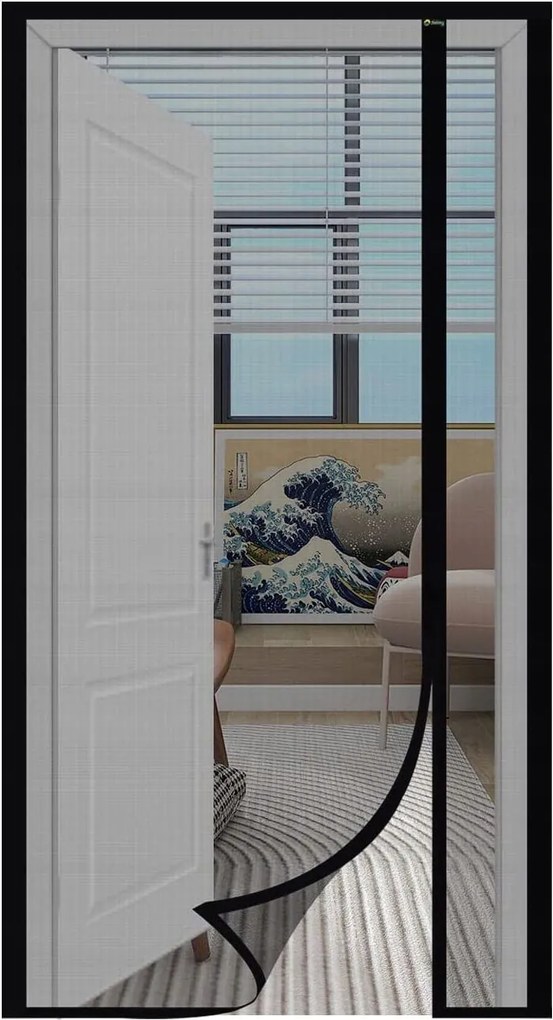 Szúnyogháló Ajtóra Mágneses Ajtóháló 110 X 230 CM Prémium
