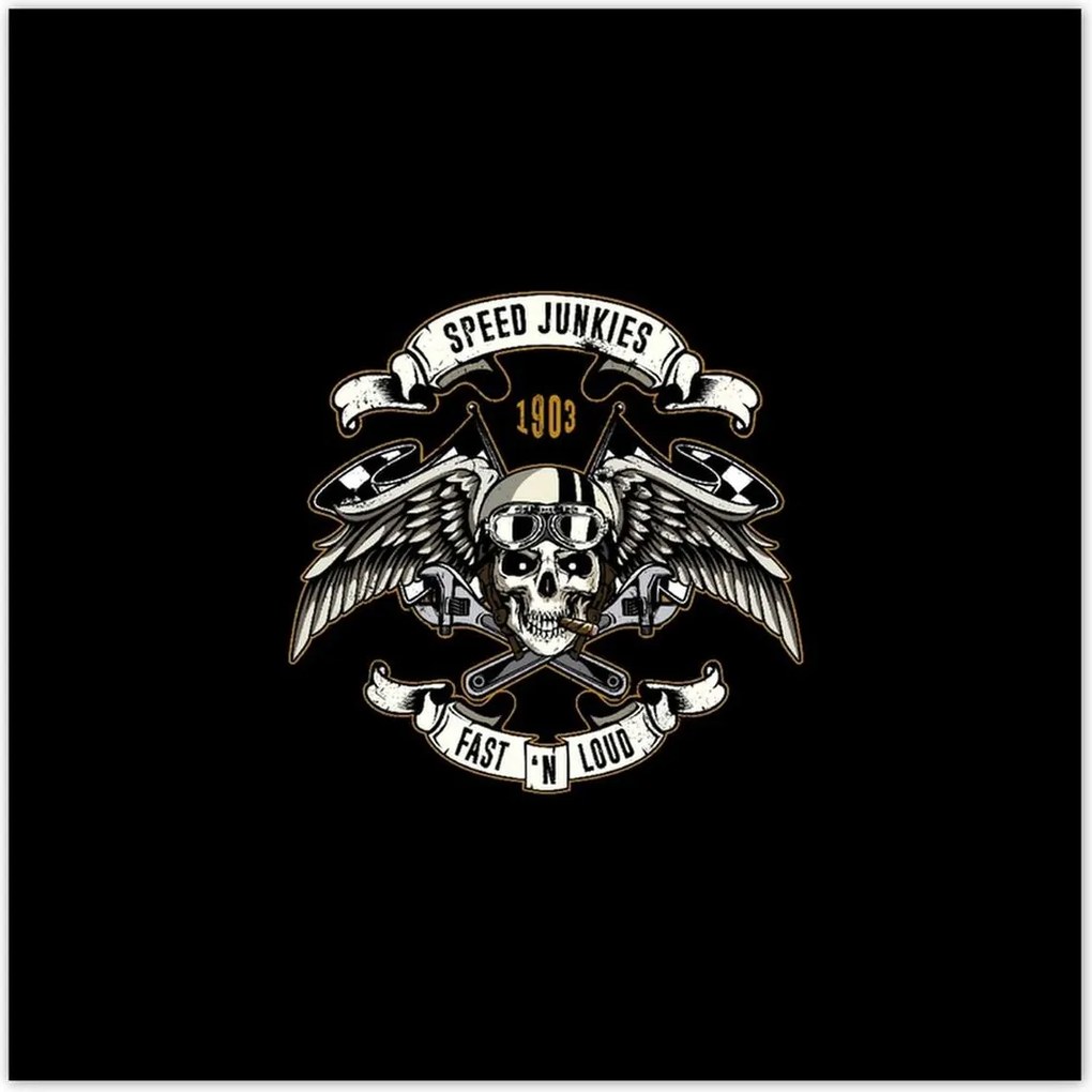 Poszterek 30x30 Motorkerékpáros hangulat