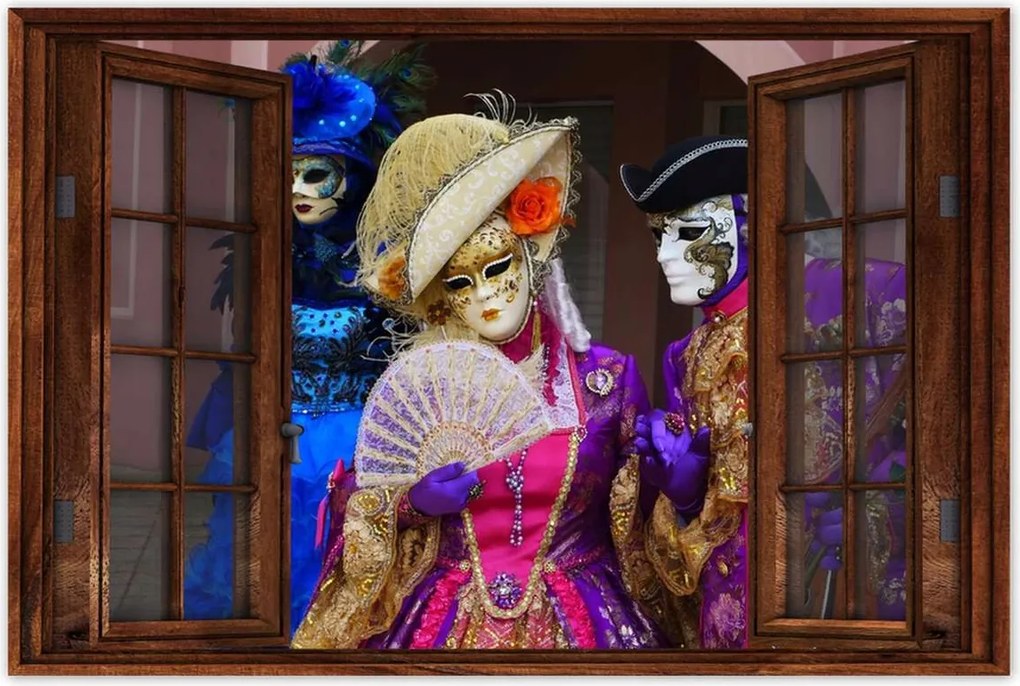 Poszterek 90x60 Farsangi maszkok